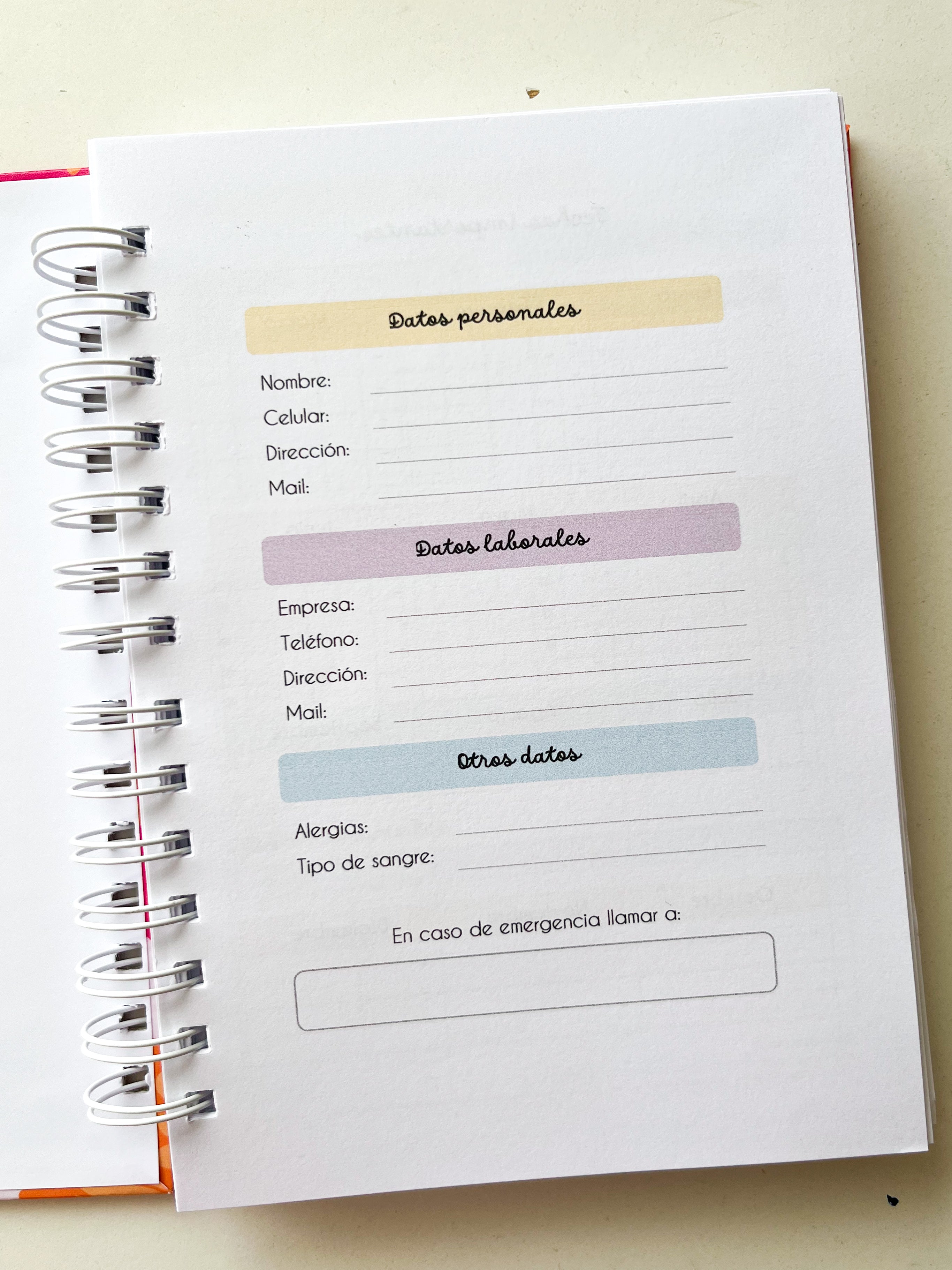 Planner Anual Borboleta 🦋🧡