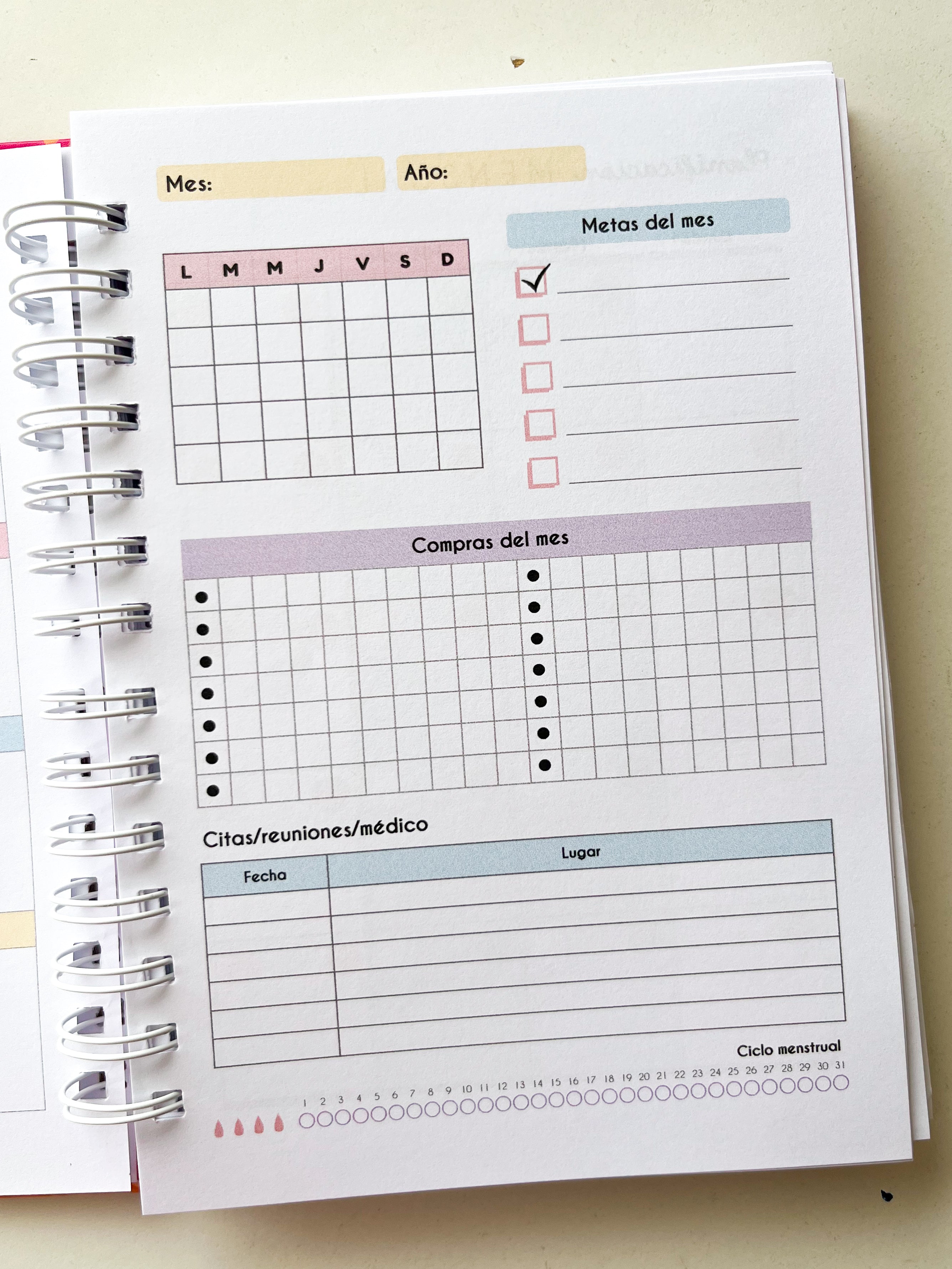 Planner Anual Borboleta 🦋🧡