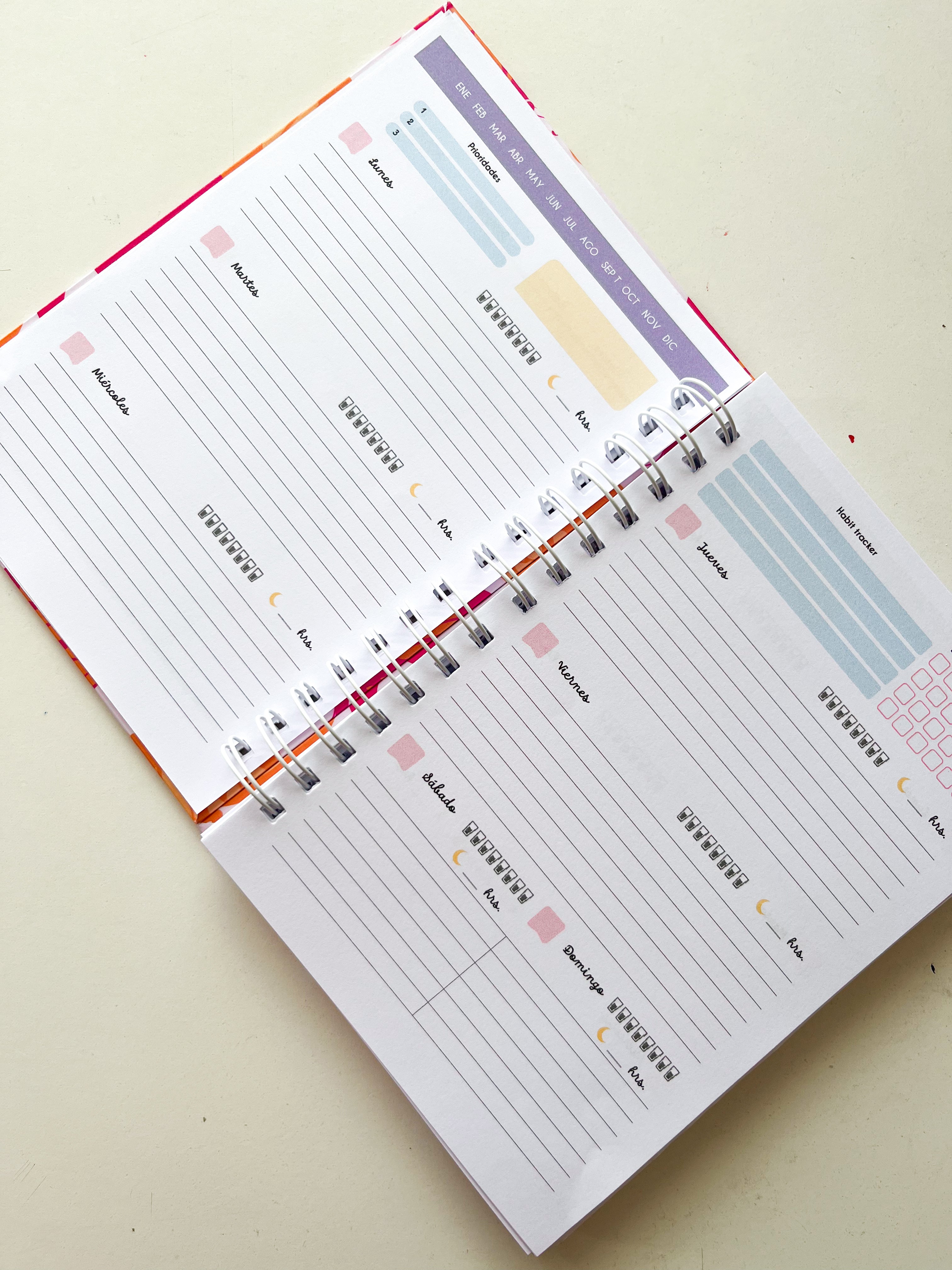 Planner Anual Borboleta 🦋🧡